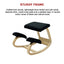 Kneeling Office Chair Ergonomic Rocking Posture Improving Stool-9