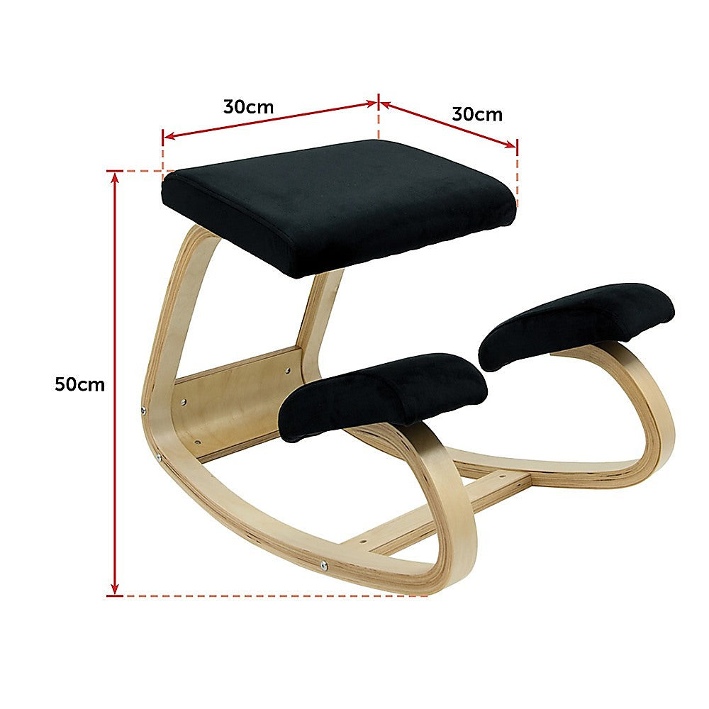 Kneeling Office Chair Ergonomic Rocking Posture Improving Stool-10