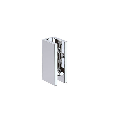 Glass-to-wall/floor Shower Screen U-bracket in Chrome-1