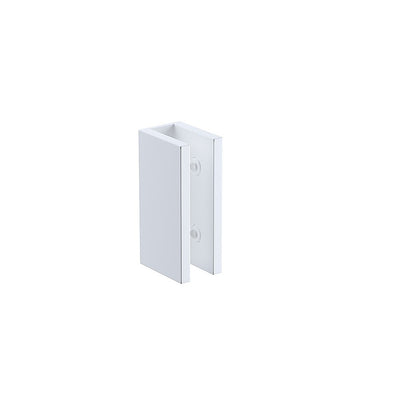 Glass-to-wall/floor Shower Screen U-bracket in White-1