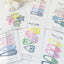 MANGO JELLY Butter Cream Hair Clips Collection - Ice cream Shooting Stars - Twin Pack-2