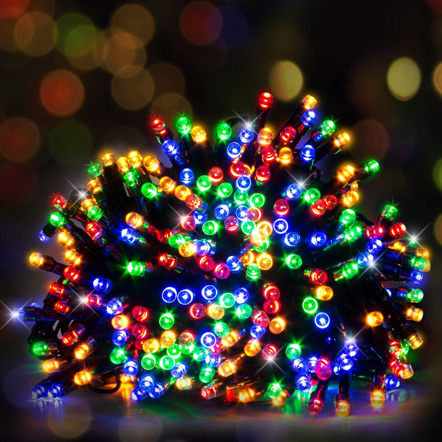 1000 LED Fairy Lights – Indoor & Outdoor Available in 3 Colors - Multicolor-2