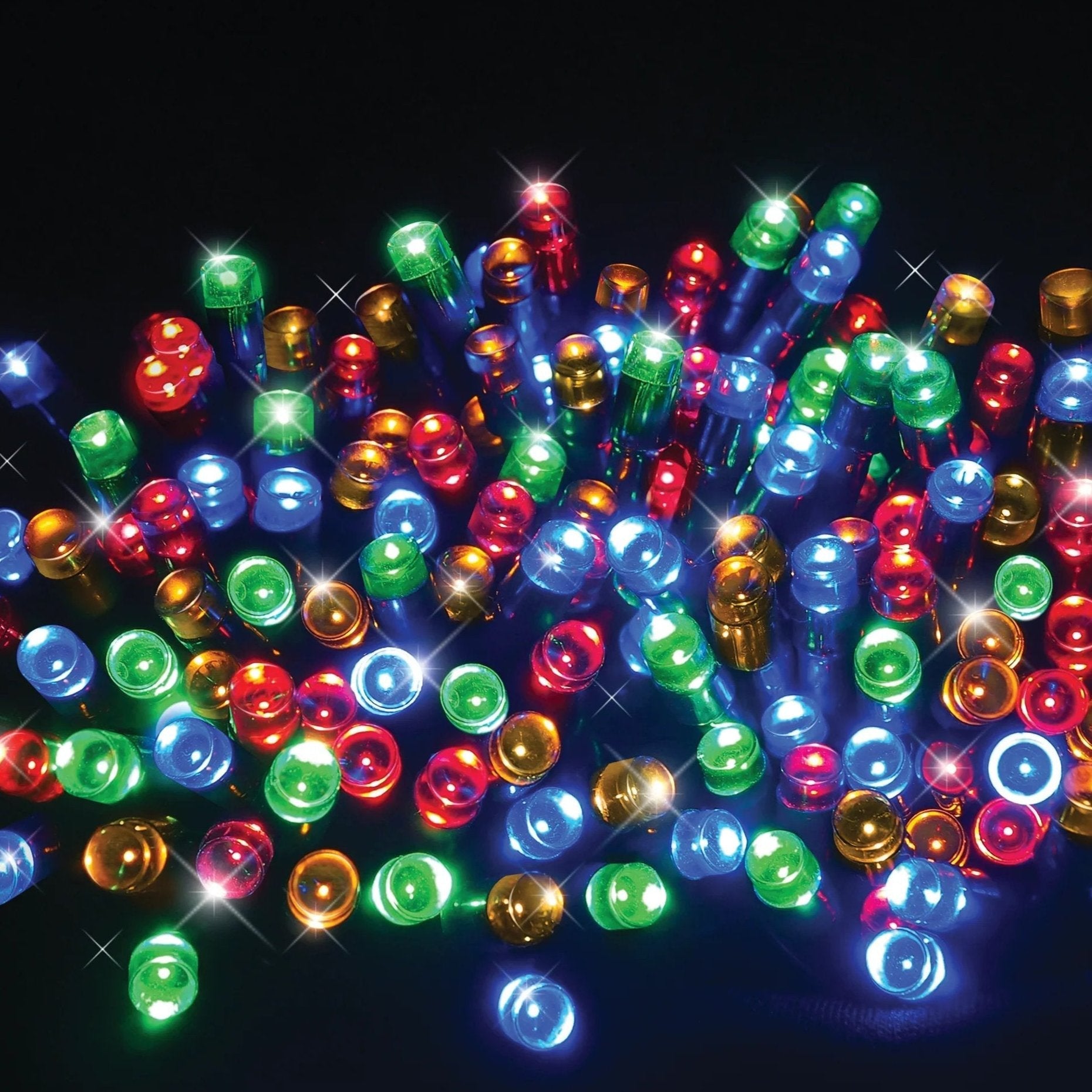 120 LED Flashing Lights available in 3 Colors - Multicolor-5