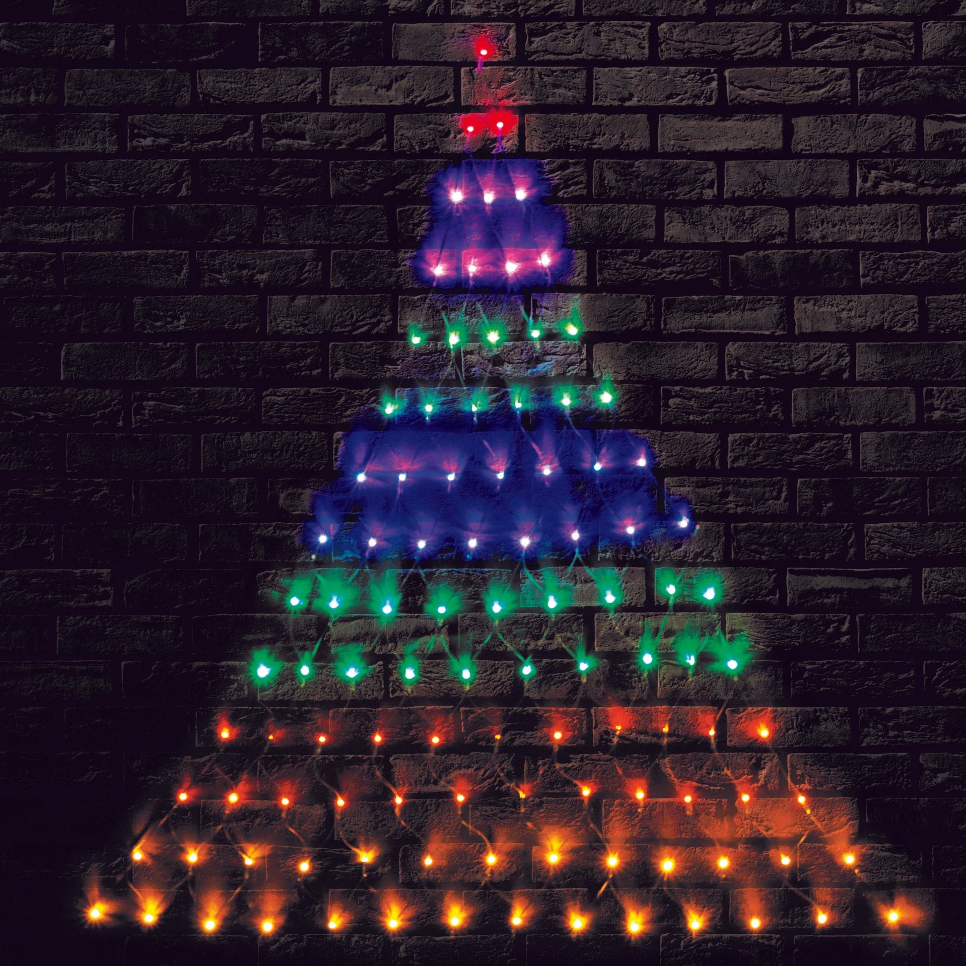 LED Christmas Tree Rainbow Wall Net Lights-0