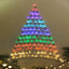 LED Christmas Tree Rainbow Wall Net Lights-2