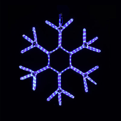 LED Ropelight Snowflake Twinkle Cool White-0