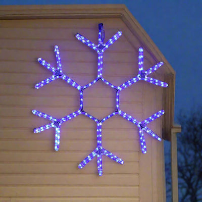 LED Ropelight Snowflake Twinkle Cool White-1