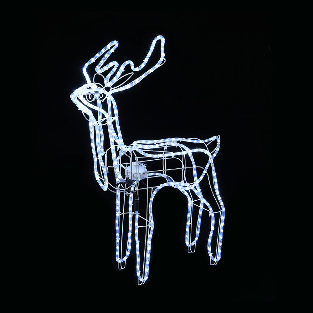 LED Ropelight Standing Reindeer Small Moving Cool White available in 2 types - Standing-1