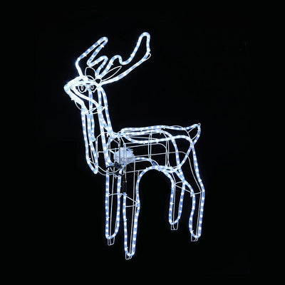 LED Ropelight Standing Reindeer Small Moving Cool White available in 2 types - Standing-1