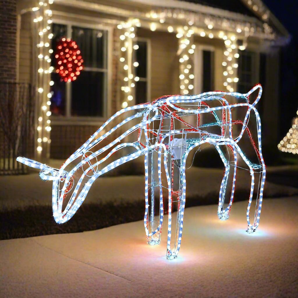 LED Ropelight Standing Reindeer Small Moving Cool White available in 2 types - Standing-5