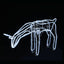 LED Ropelight Standing Reindeer Small Moving Cool White available in 2 types - Standing-3