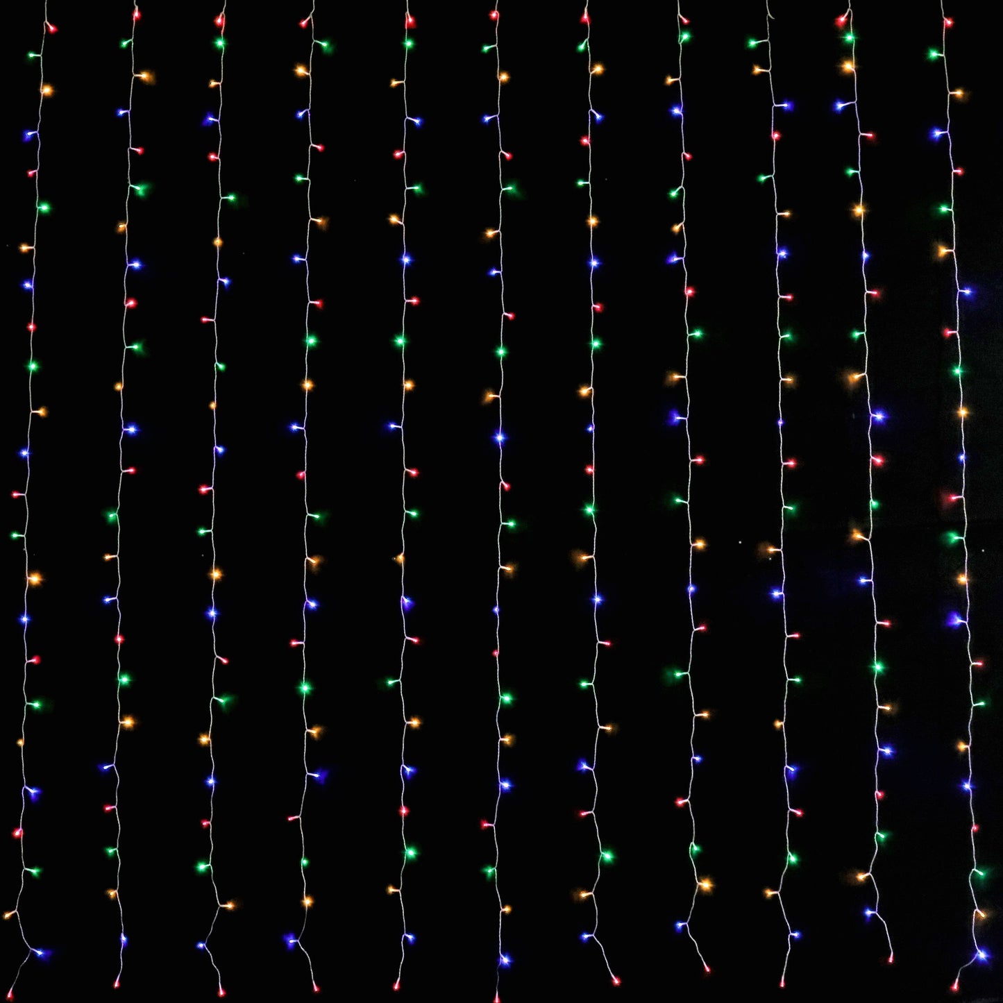 LED Curtain Lights 6mx3m 600 Multi-Color-0