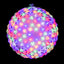 LED Star Ball 25cm Twinkle Multi-Color-0