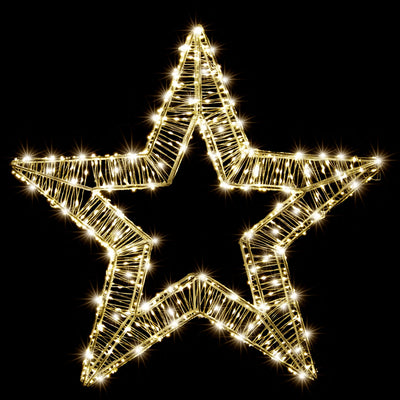 LED Starry Gold 3D Star – 50cm-0