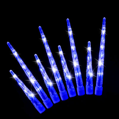 LED Icicle Tube Lights 24-Pack Available in 2 Colors - Blue-1