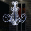 LED Acrylic Chandelier Flashing available in 2 colors - White-2