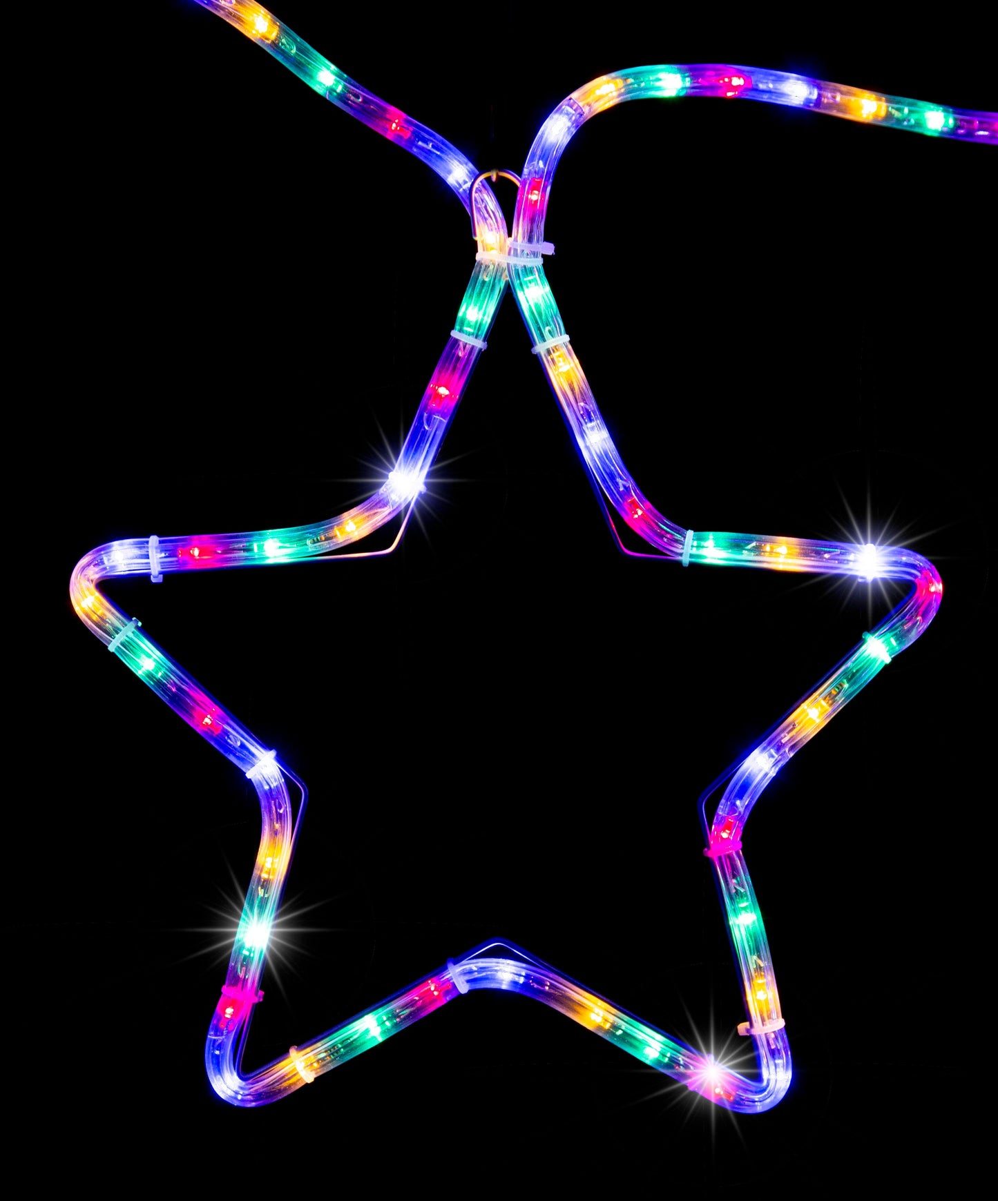 LED Ropelight 5 Stars Chain available in 2 Colors - Multicolor-5