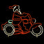 LED Flexi Strip Santa Motorbike Flash-1