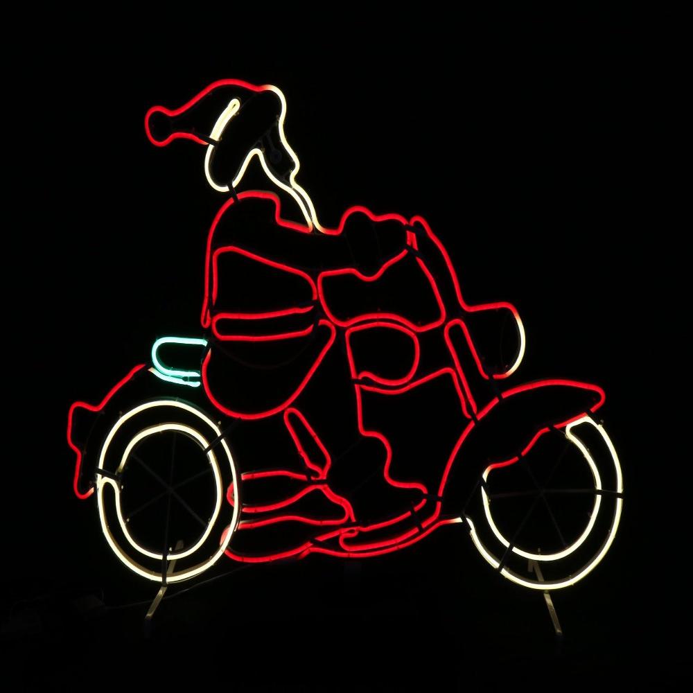 LED Flexi Strip Santa Motorbike Flash-2