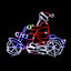 LED Ropelight Motorbike Crew Santa-1