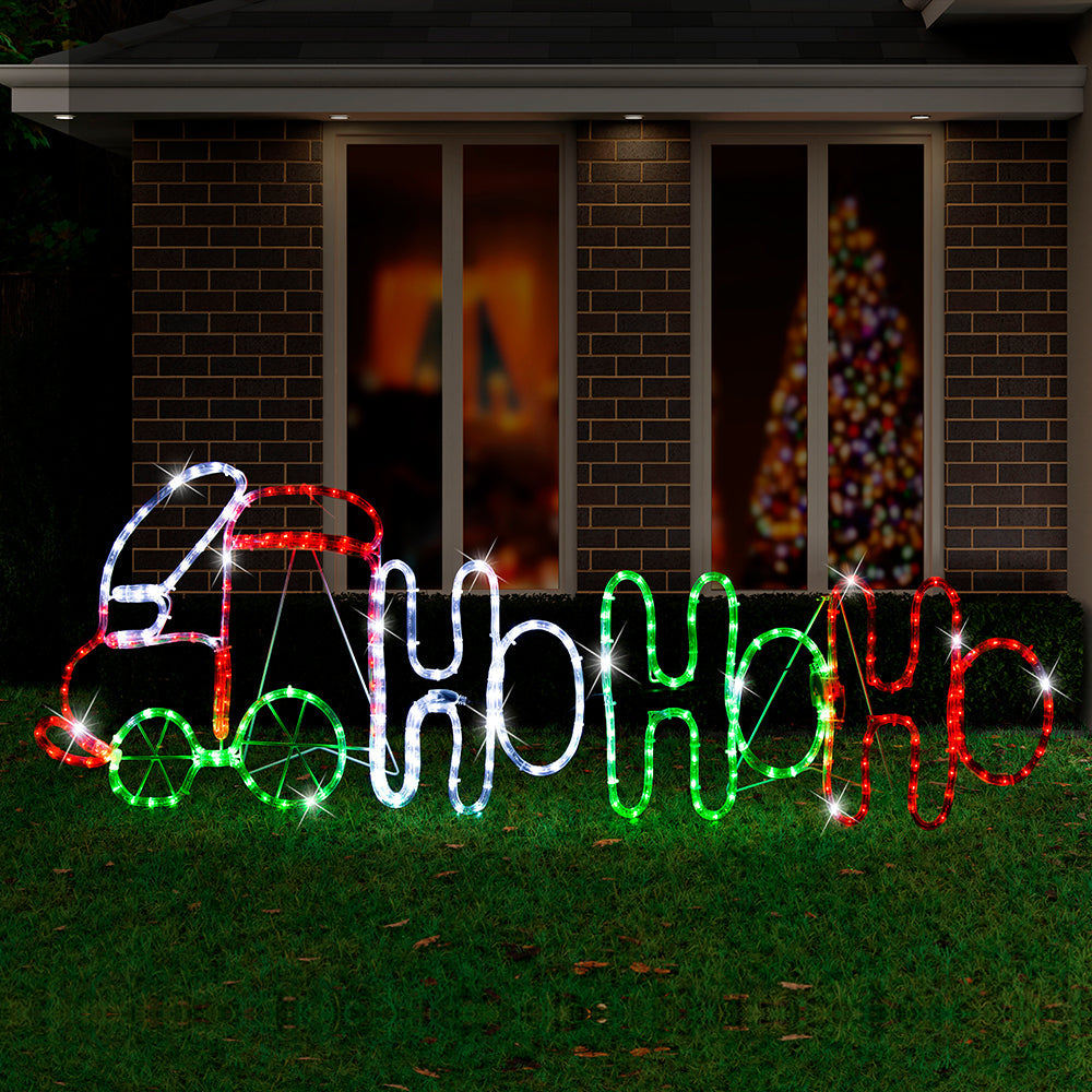 LED Ropelight HoHoHo Train Twinkle Lights-1