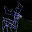 LED Twinkling Standing Reindeer – 110cm available in 2 Colors - Multicolor-2