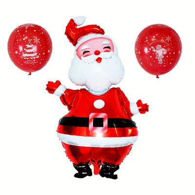 Large Santa Claus Aluminum Foil Balloon-0