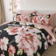 Soft Warm Floral Comforter Set, King Size, Ultra-Plush Bedding with Pillowcases-2