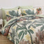 Soft Floral Leaf Comforter Set, King Size, Warm Quilted Bedding with Pillowcases-4