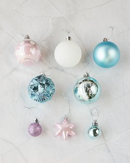 Ornament Assortment Blue/Pink 42Pcs-1