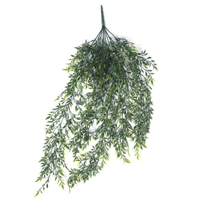 Artificial Hanging Ruscus Leaf Plant UV Resistant 90cm-0