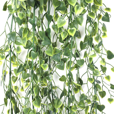 Artificial Hanging Plant (Heart Leaf) UV Resistant 90cm-1