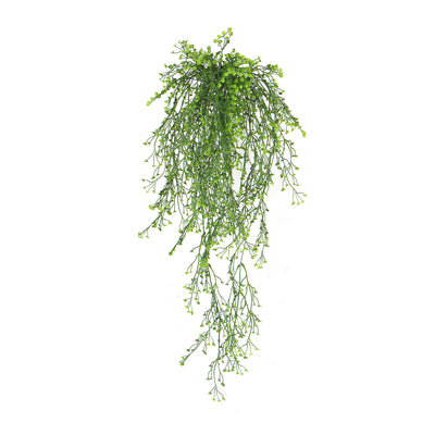 Artificial Hanging Plant (Natural Green) UV Resistant 90cm-0