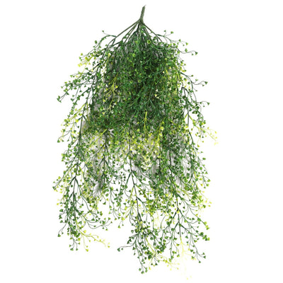 Artificial Hanging Plant (Mixed Green String of Pearls) UV Resistant 90cm-0