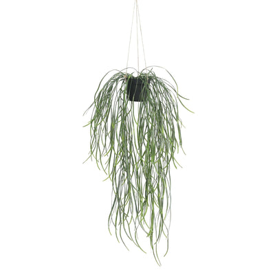 Artificial Hanging Potted Plant (Willow Leaf) 66cm UV Resistant-0