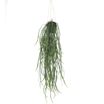 Artificial Hanging Potted Plant (Willow Leaf) 66cm UV Resistant-1