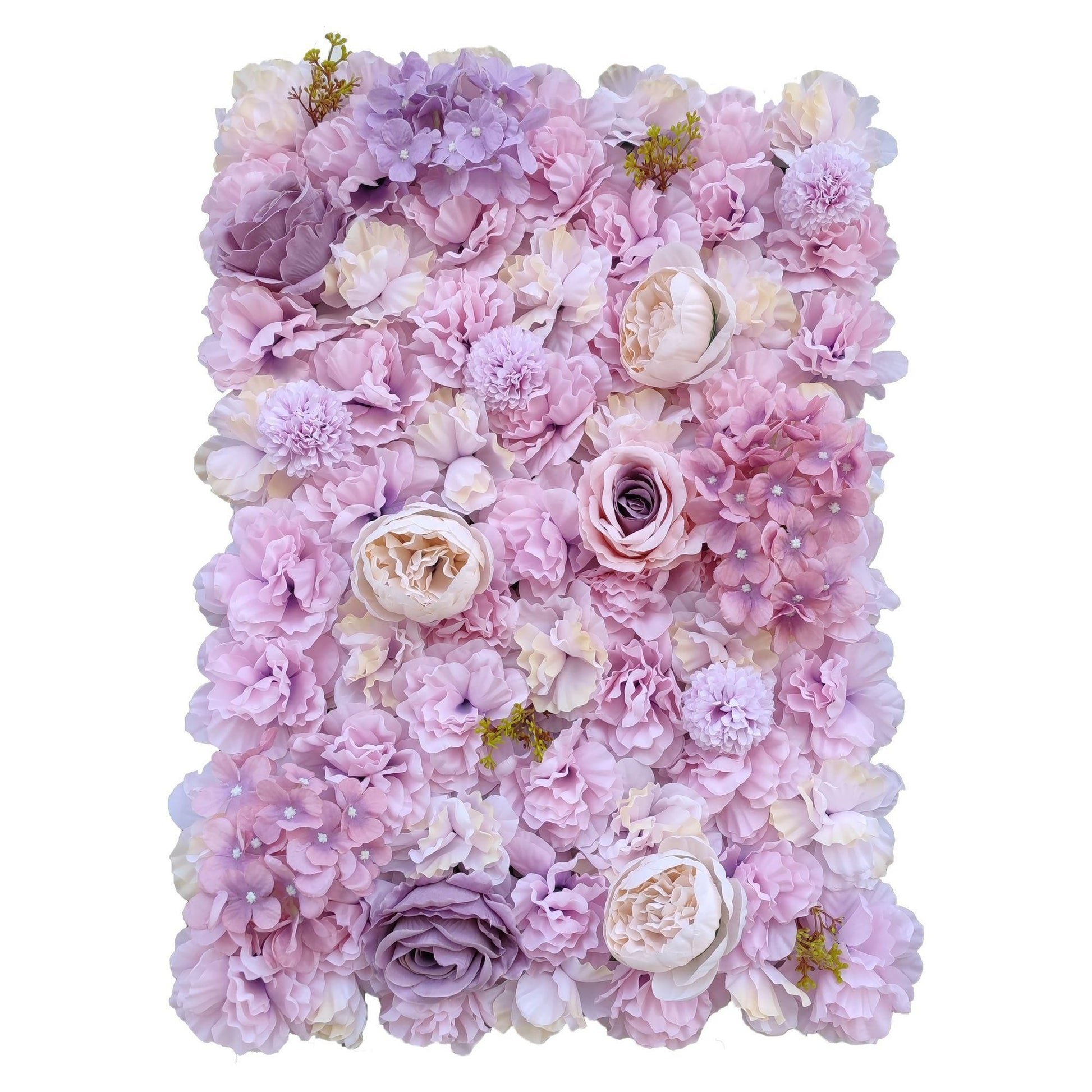 Artificial Flower Wall Backdrop Panel 40cm X 60cm Faux Pink Flowers-0