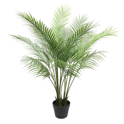 Artificial Modern Bushy Areca Fern Tree 120cm-0