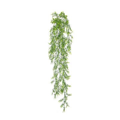 Artificial Dense Hanging Evergreen Plant (Two-Tone) UV Resistant 80cm-0