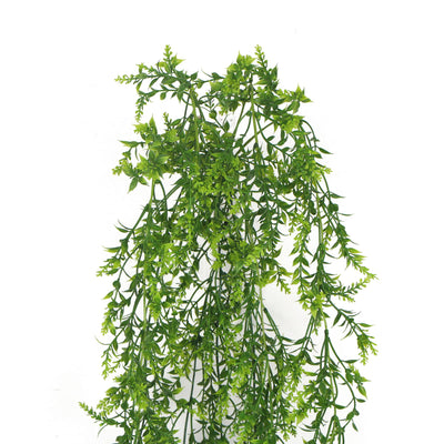 Artificial Dense Hanging Evergreen Plant (Two-Tone) UV Resistant 80cm-1