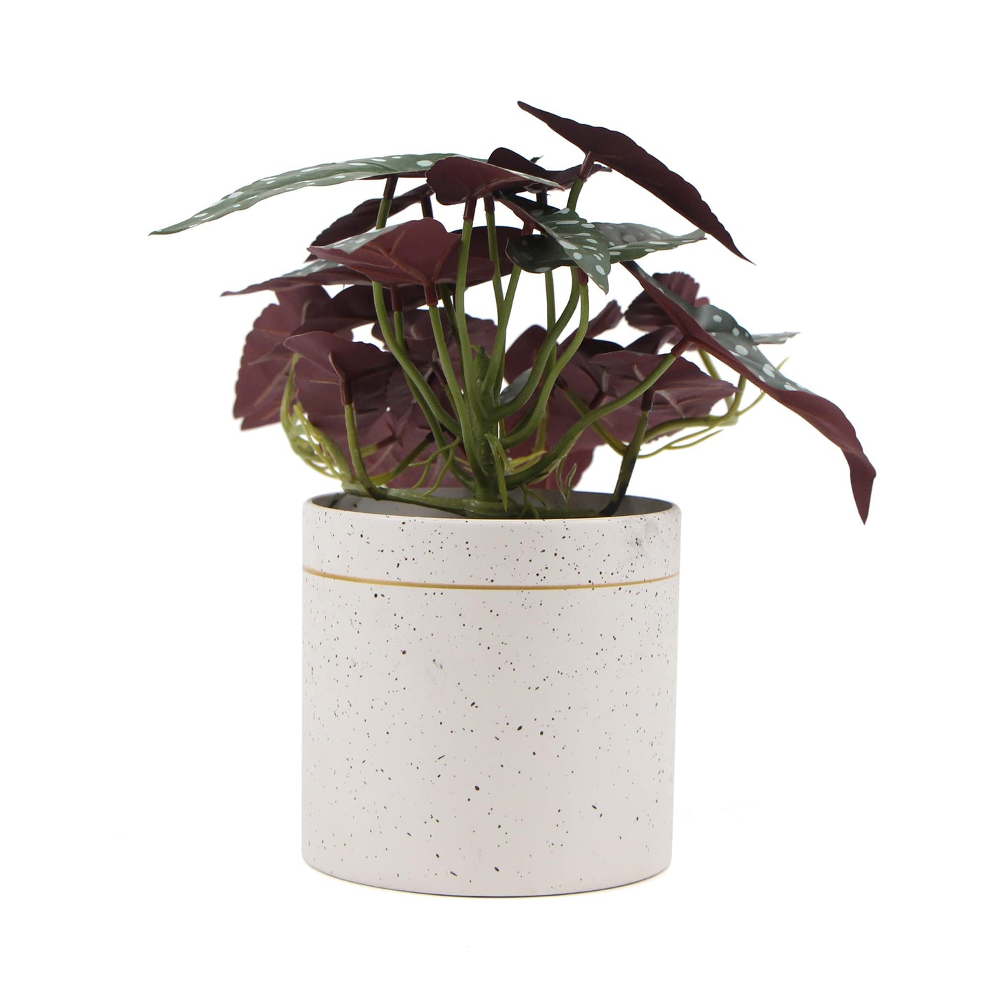 Artificial Bergonia Plant In Decorative Bowl 30cm-4