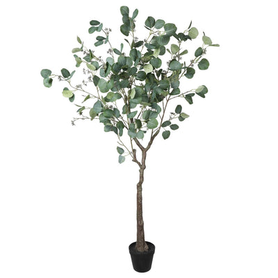 Artificial Eucalyptus Tree (Red Box Eucalyptus Polyanthemos) 150cm-0