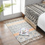 Bohemian Cotton Area Rug with Tassels - Geometric Pattern, Decorative Floor Mat 60*90cm-1