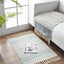 Bohemian Cotton Area Rug with Tassels - Geometric Pattern, Decorative Floor Mat 60*90cm-1