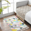 Bohemian Cotton Area Rug with Tassels - Geometric Pattern, Decorative Floor Mat 60*90cm-1