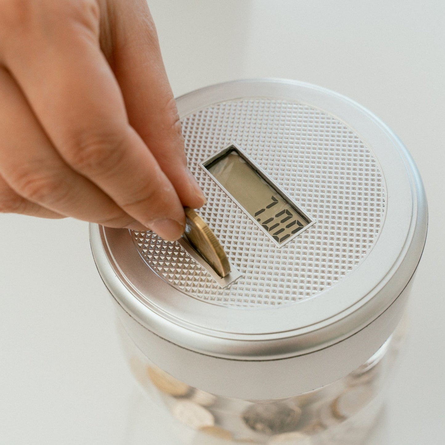 Digital Coin Counting Money Jar Australian Coin with LCD Display Fun for Kid-2