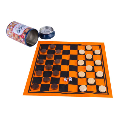 Checkers In a Can - Travel Board Game-0