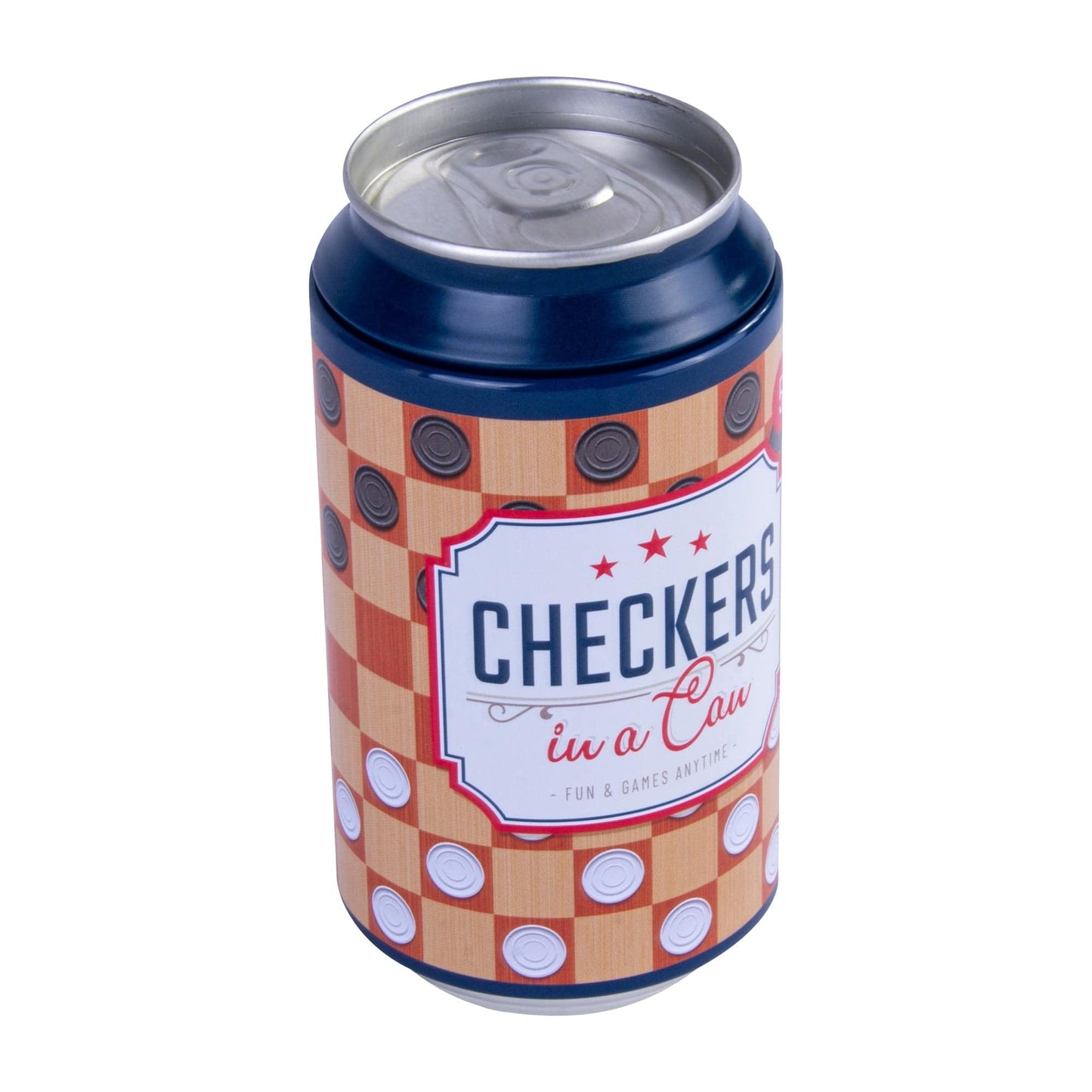 Checkers In a Can - Travel Board Game-3