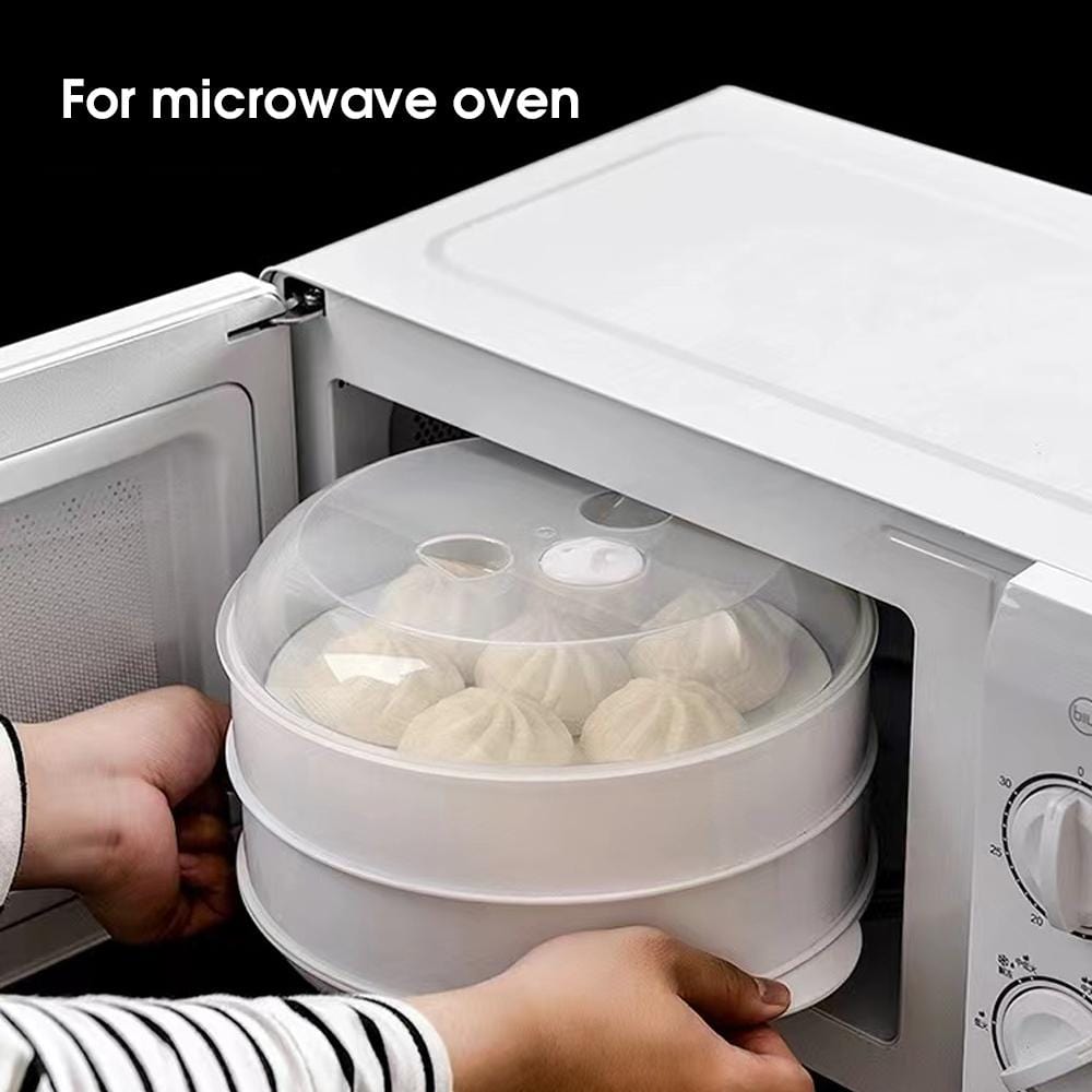 2 Tier Microwave Steamer-2