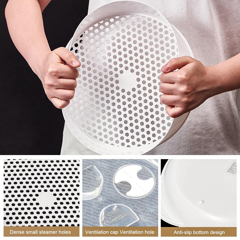 2 Tier Microwave Steamer-4